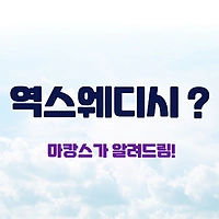 역스웨디시 뜻 알려드려요 - 마캉스