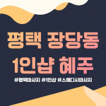 평택 장당동 1인샵 혜주 스웨디시 아로마 마사지 - 마캉스