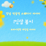 강남 역삼동 역삼역 1인샵 봄이 스웨디시마사지 - 마캉스