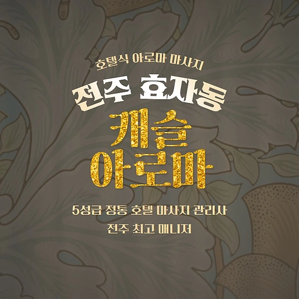 전주 효자동 캐슬아로마 아로마 마사지 - 마캉스